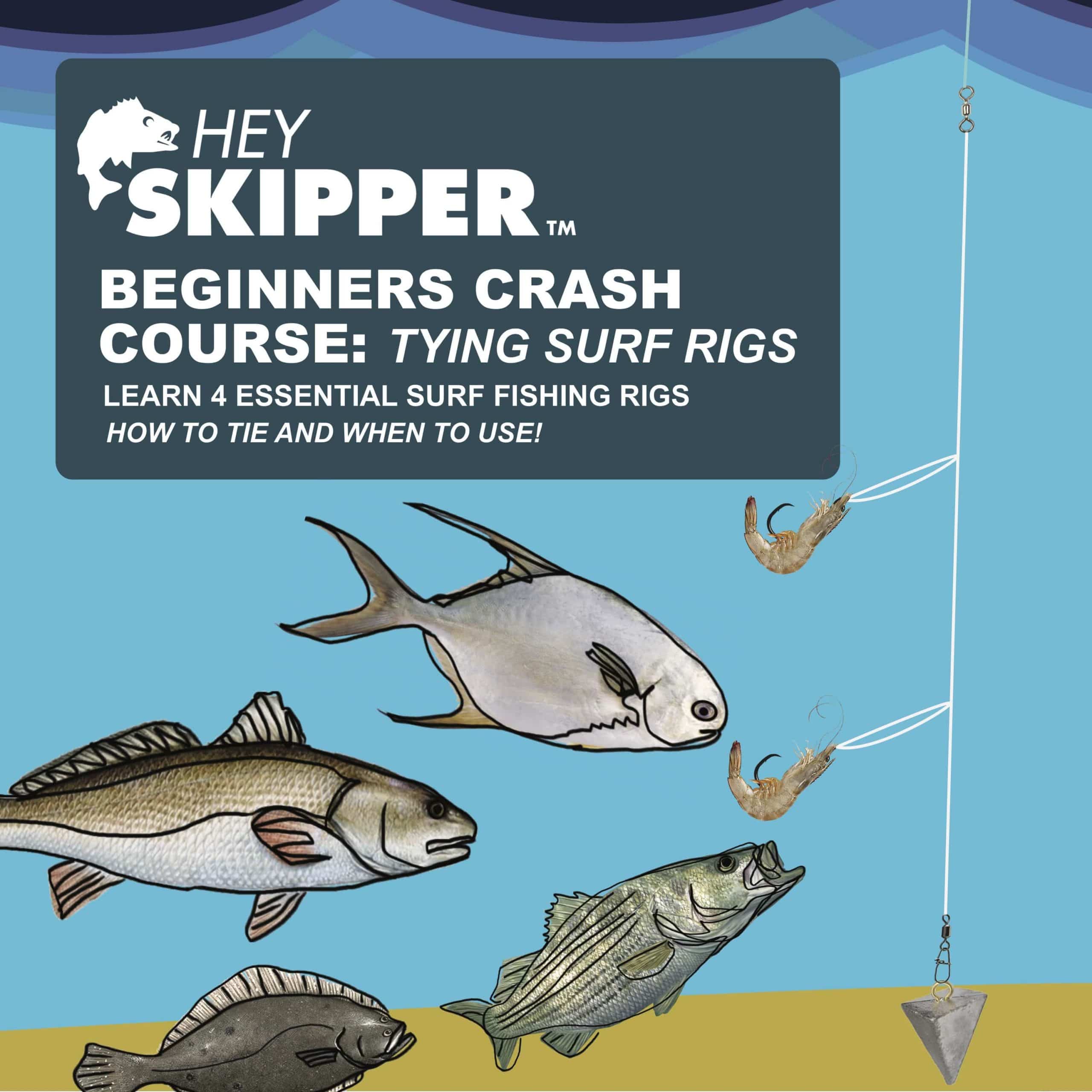 4 Basic Surf Rigs and How to Tie Them (15 page Ebook) – Hey Skipper